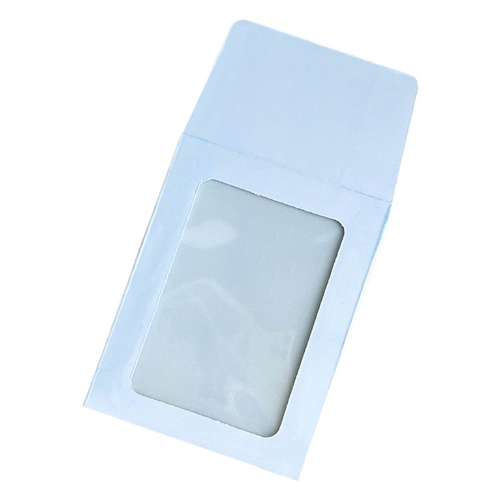 Macaron color titular de la tarjeta CUBIERTA Cubierta carta pieza papel color bolsa envoltura DIY hueco transparente tarjeta embalaje foto marco