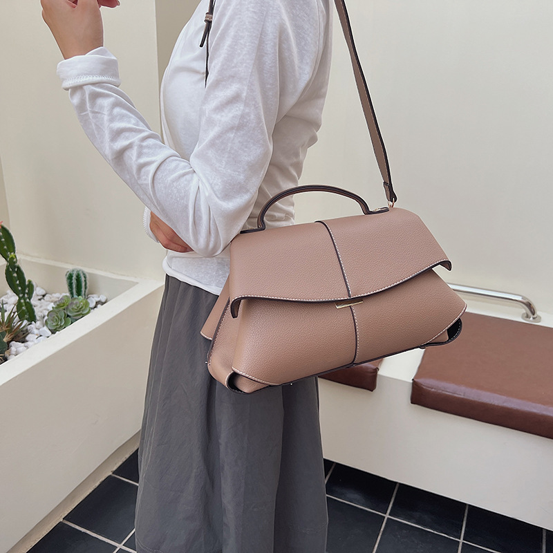Cross-Border Smile Bag French Style Niche Boston Fashion Pleated Handbag Shoulder Crossbody Bag For Women - Thumbnail 2