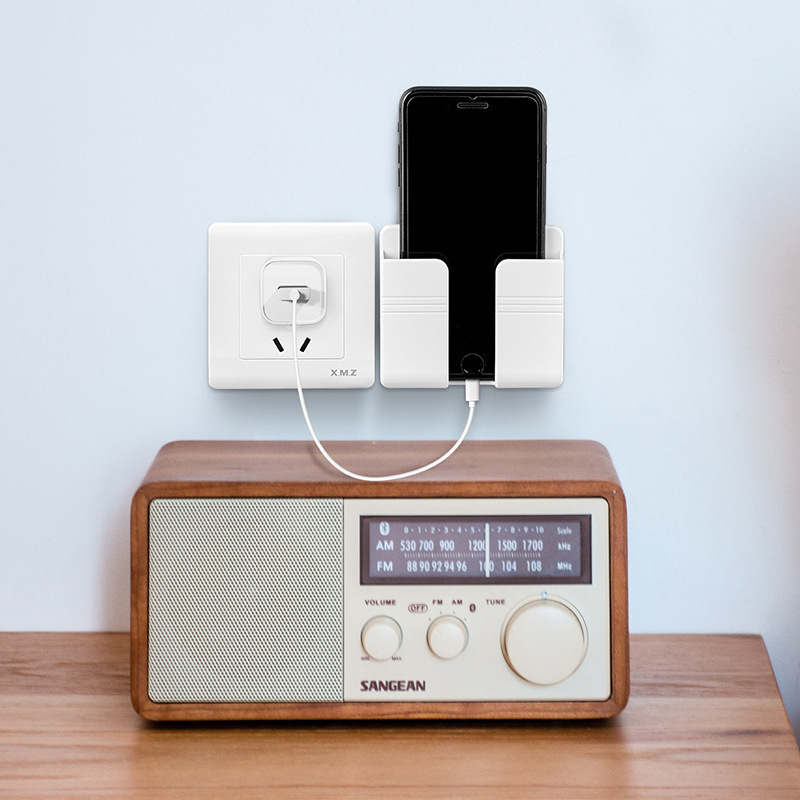 人気のネット有名人の携帯電話ホルダー充電収納ラック寝室クリエイティブ壁掛けベッドサイドウォールレイジーホルダー|undefined