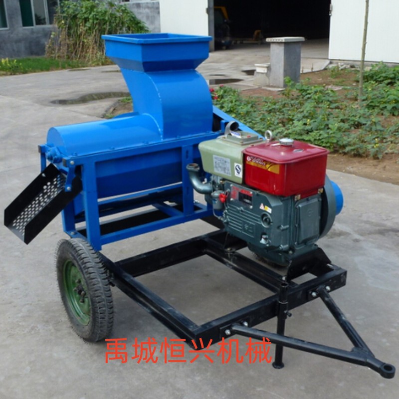 恒兴供应玉米脱粒机组 配套柴油机  汽油机 三项电机5TY-850