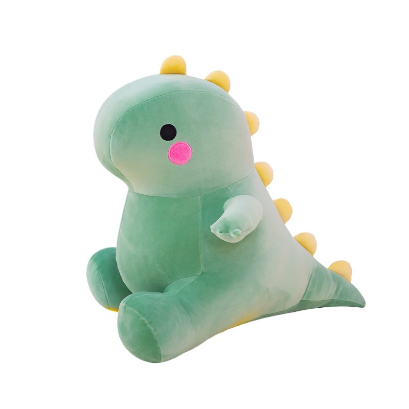 Lindo super suave grasa dinosaurio muñeca dormir almohada de peluche juguete de dibujos animados regalo de cumpleaños para niñas transfronteriza al por mayor