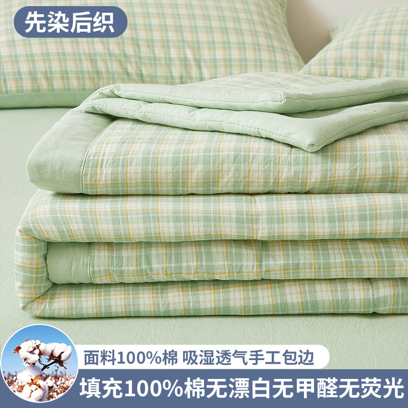 2025 nuevo verano 100 algodón puro, ropa de verano, ropa de dormitorio fresca de verano, ropa de aire acondicionado lavable a máquina de algodón individual, ropa de noche delgada