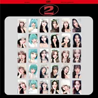 Набор фотокарт (G) I-DLE 2 альбом, K4 специальные случайные подписанные карты — 6 шт., 8,5×5,4 см
