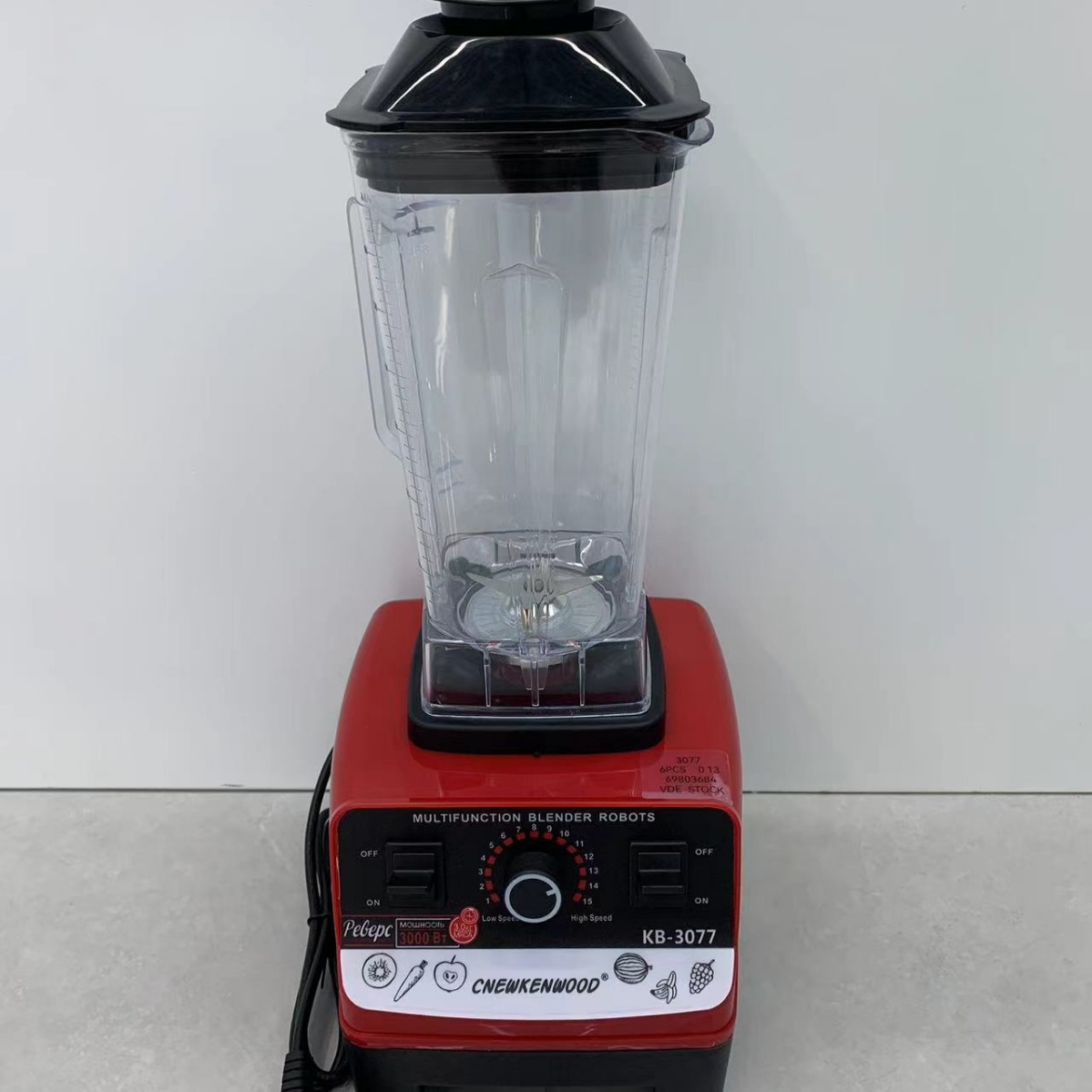 minMAX KB-3077新款跨境沙冰机家用榨汁机豆浆碎冰搅拌料理专用破