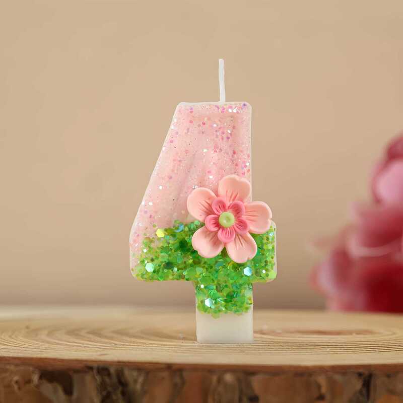 クロスボーダー Amazon Xiyin ホットセールアイテムクリエイティブフラワーデジタル誕生日キャンドル DIY 1 歳のケーキパーティーの装飾|undefined