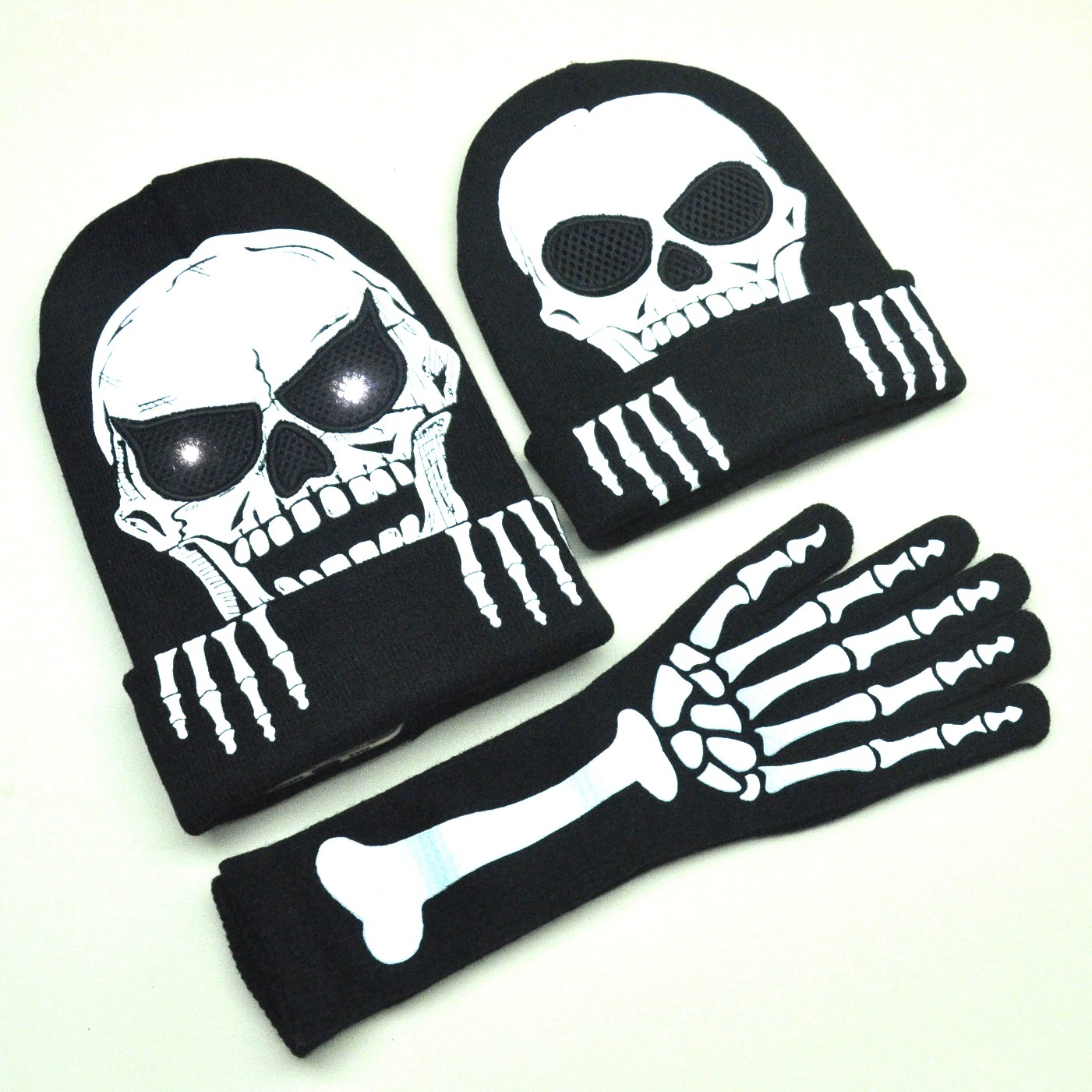 Хэллоуин Рождество Карнавал Череп Рука Коготь Светящаяся Шляпа Перспектива Сетка Глаз Плюс Светящаяся Шляпа