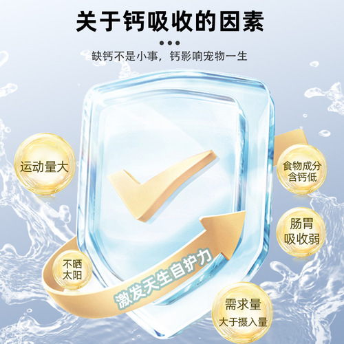 Pet Liquid Calcium, Dog Calcium Tablets, Cat Bone Health, Calcium Supplementation, Golden Hair Teddy, Puppy, Elderly Dog Nutritional Liquid