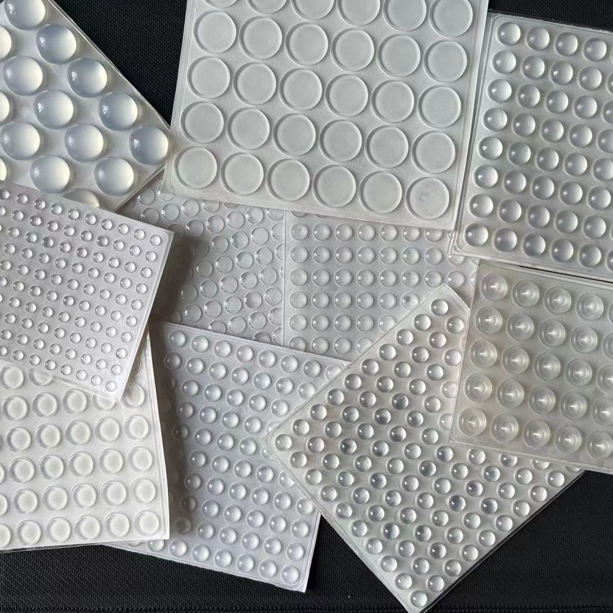 Hemispherical transparent silicone