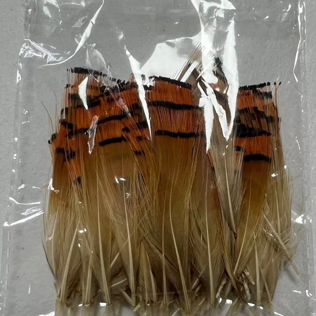 天然项毛羽毛饰品自然色diy装饰品头饰工艺品工厂批发