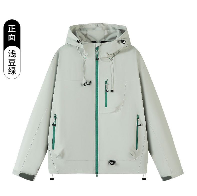 Foreign Trade Amazon 2025 Autumn New Arrival Hot Selling Casual Jacket Couple Windproof Hooded Jacket