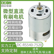 RS540电机 dc12V遮阳棚伸缩玻璃升降电机 低转速永磁电机批发微型