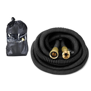 Foreign trade telescopic water pipe 3 times telescopic garden magic water pipe with multi-function watering water gun