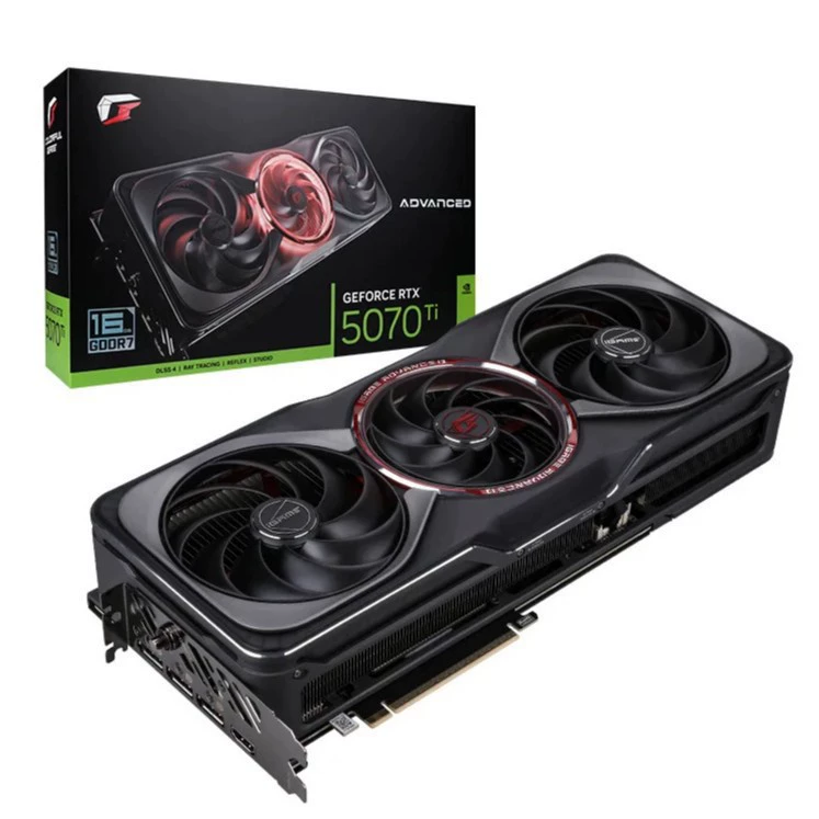 Продаётся видеокарта NVIDIA RTX 5070 Ti Advanced OC 16GB AI от известного канала в индустрии