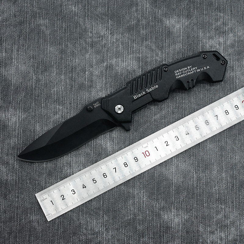 厂家供应高硬度折叠刀野营战术户外刀具多功能求生刀防身迷你小刀