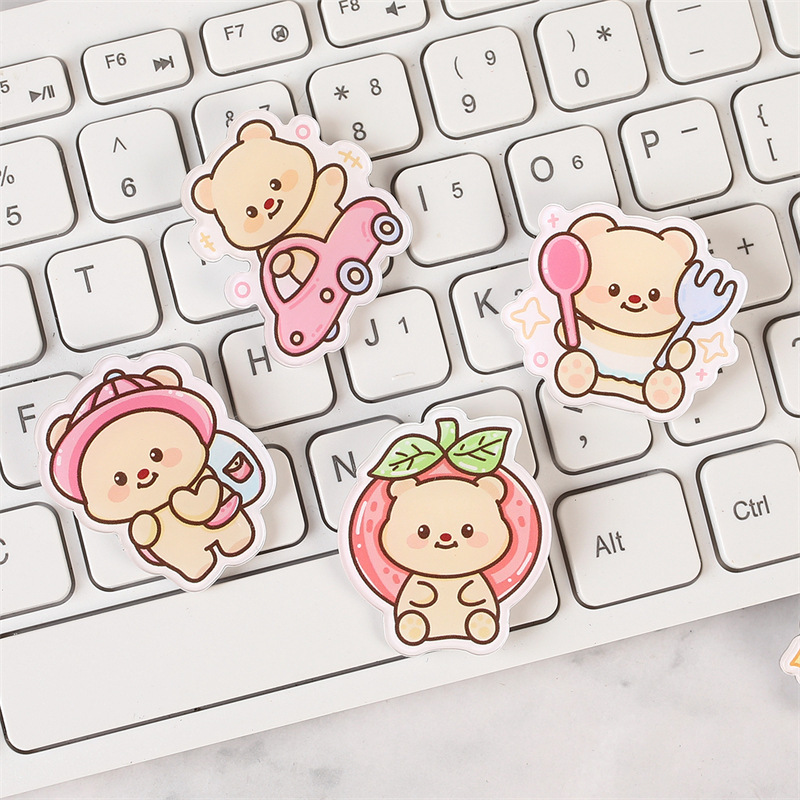 韓系萌えかわいい小黄熊アクリルブローチ漫画バッジペンダント義烏アクセサリーブローチカスタム卸売り|undefined