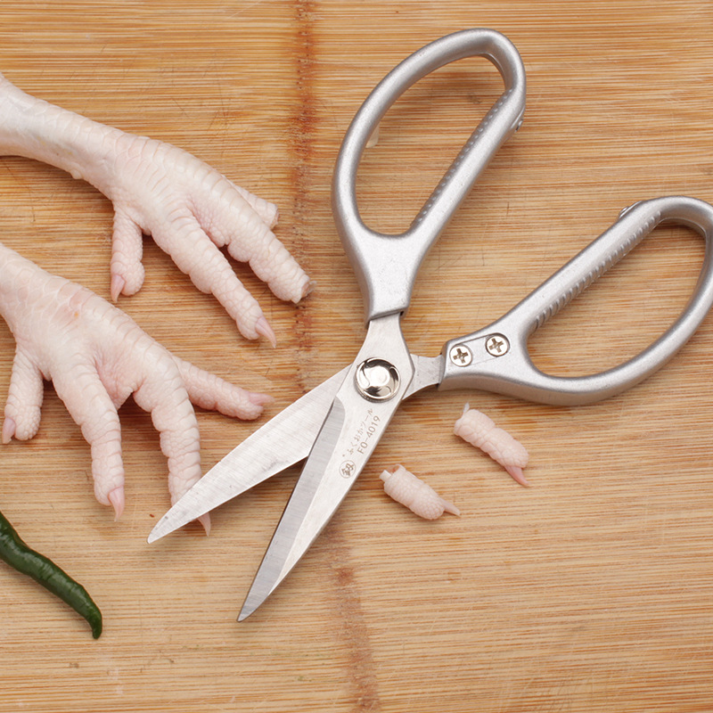 福冈工具FO-4019家用剪刀厨房食物剪子鸡鸭骨头裁布剪纸剪彩裁缝