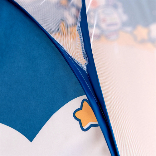 2024 New Installment-Free Heightened Square Top Zipper Mosquito Net Double Door Foldable Anti-Mosquito Net Wholesale