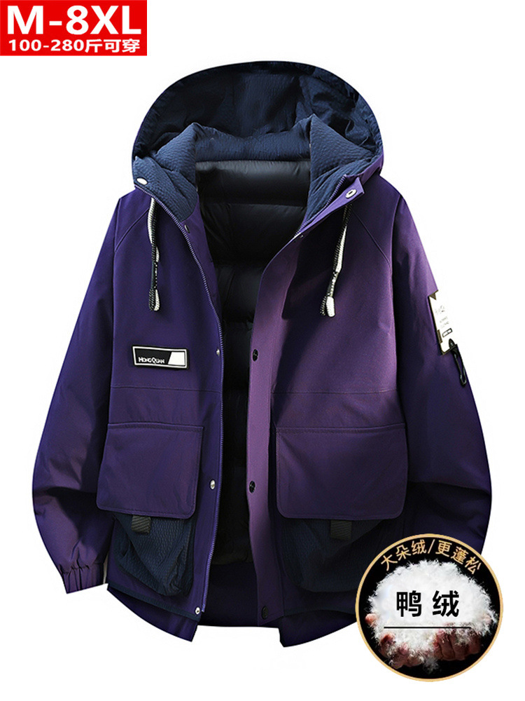 Winter trend quality three dimensional keep warm down jacket