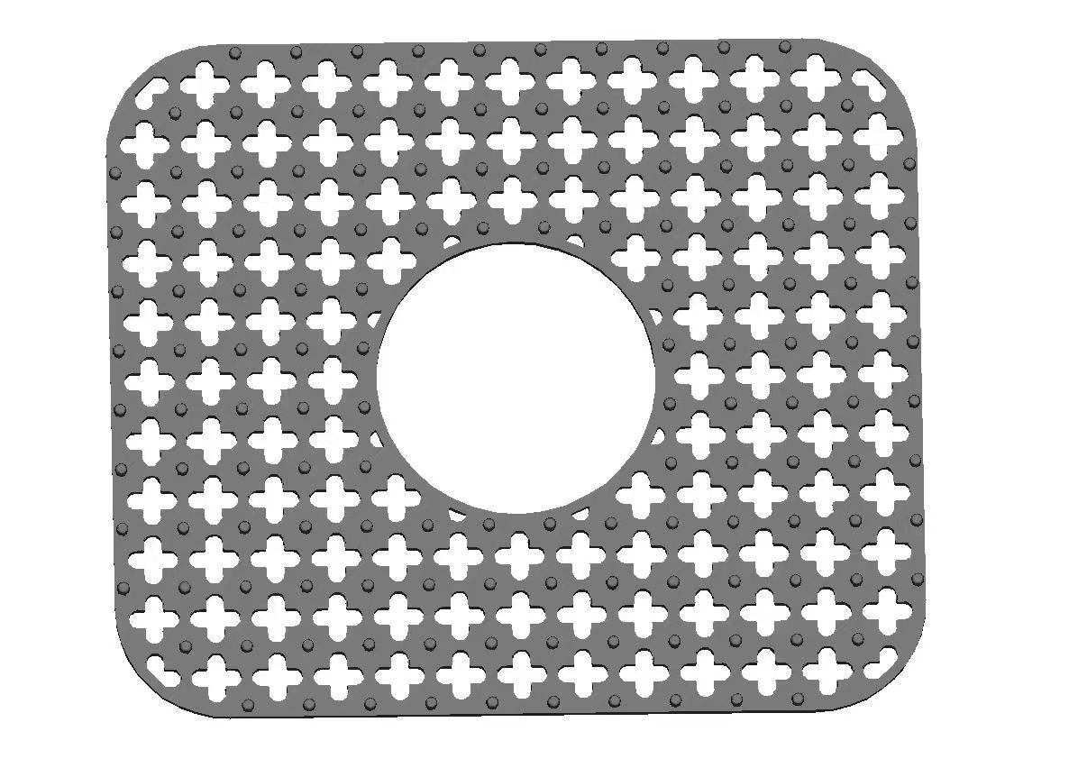 클로버 중간 구멍