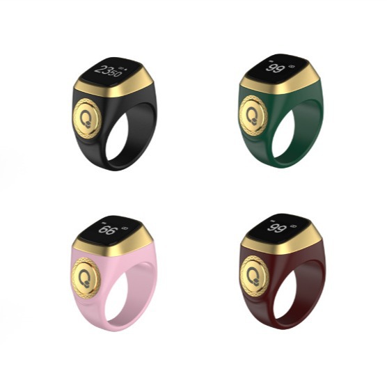 智能戒指 蓝牙计数器 蓝牙指环计数器时间提醒计数器