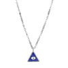 Fashionable universal triangle stainless steel, pendant, necklace, accessory, Amazon, wholesale