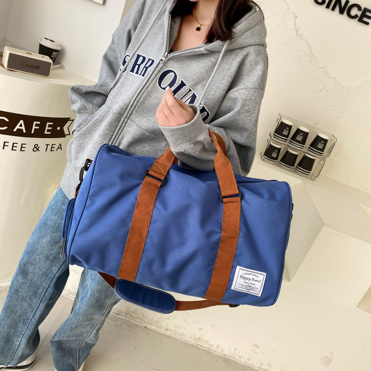 Unisex Fashion Solid Color Oxford Cloth Waterproof Travel Bags display picture 3