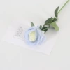 Round rose silk cloth broken ice blue