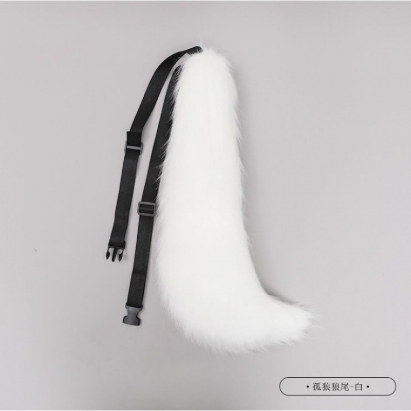 猫耳カチューシャ、猫耳、オオカミ耳カチューシャ、オオカミ尻尾、オオカミフレンズぬいぐるみ獣耳アクセサリーセット|undefined