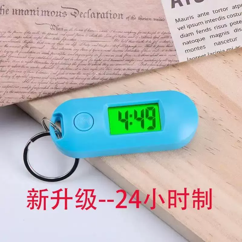 Electronic Pocket Watch, Unisex Compact Timer, 24‑Hour Display & Backlight, Giftable