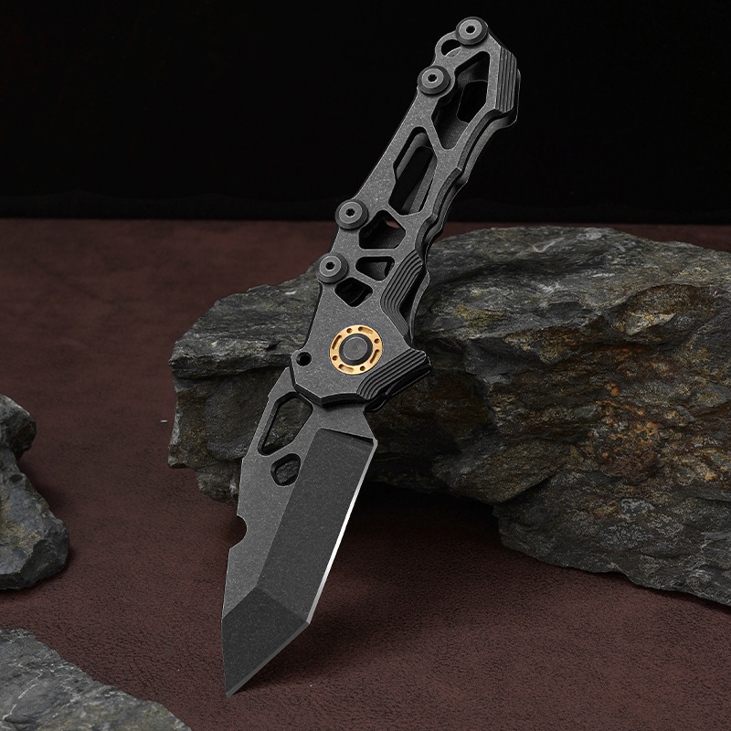 Cuchillo al aire libre cuchillo de supervivencia portátil plegable cuchillo de frutas afilado cuchillo de camping cuchillo táctico cuchillo multifuncional