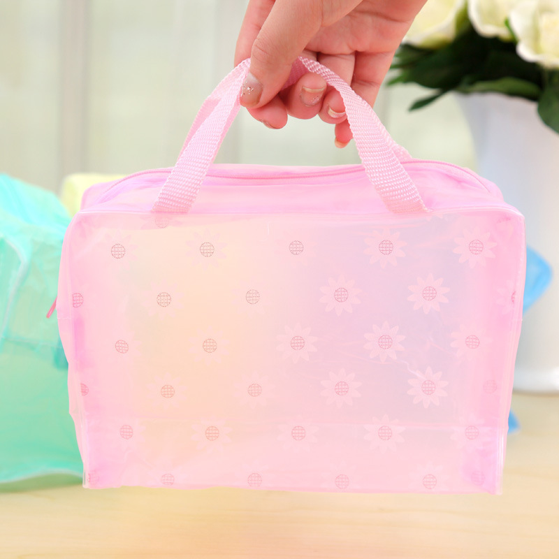 Bolsa de organización de viajes bolsa de baño floral bolsa de cosméticos impermeable bolsa de lavado portátil suministros de baño bolsa de almacenamiento al por mayor