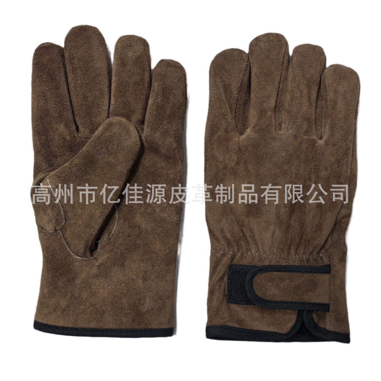 牛二层皮司机手套耐高温防割手套防刺园艺