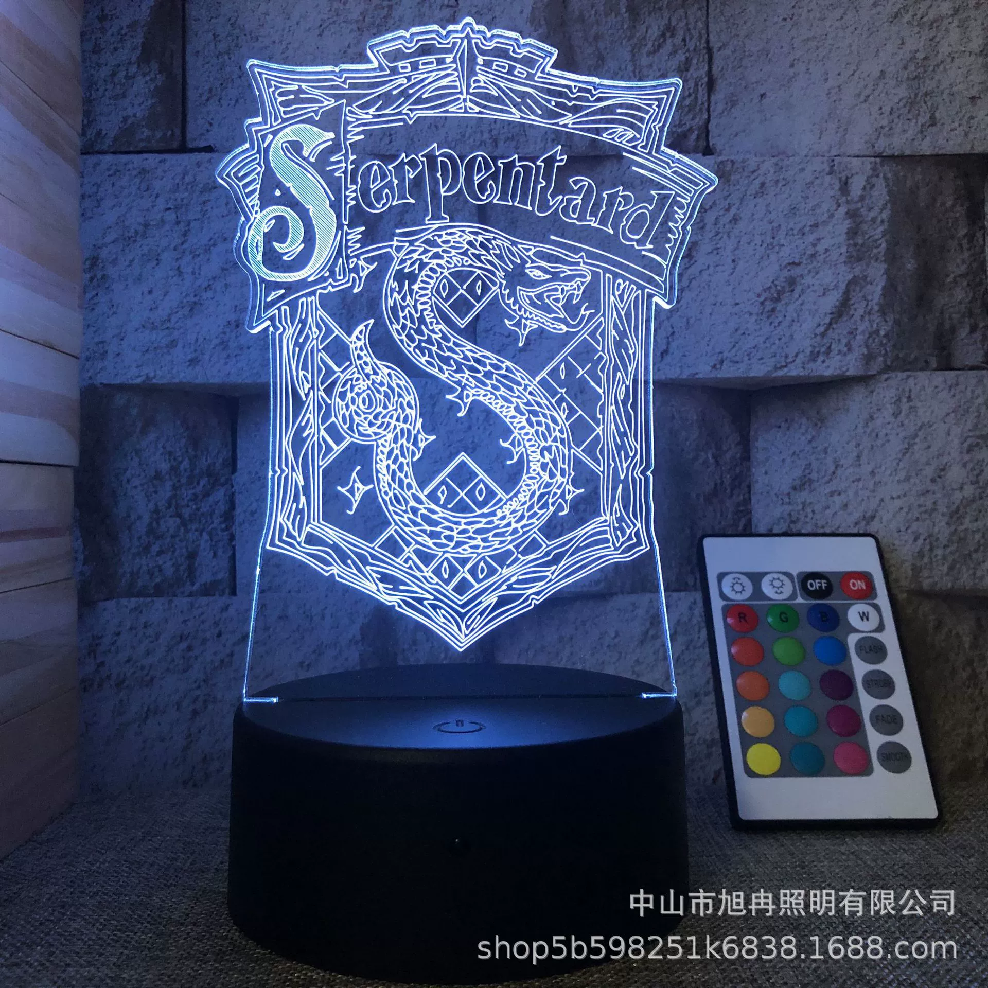 Ночник, креативная настольная лампа, лампа-фонарь для кровати, 3D, подарок на день рождения, 16 цветов