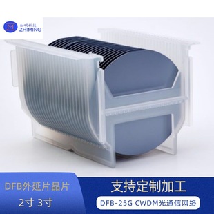DFB epitaxial wafer semiconductor laser 2 inch/3 inch DFB-25G CWDM application optical fiber communication