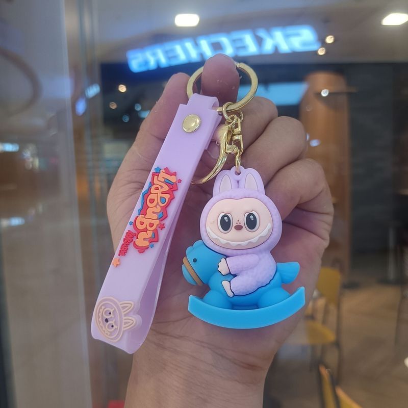 クリエイティブホットスタイルラブブキーホルダー漫画リトルシープペンダントおもちゃベビーグラバーかわいいキーチェーンリング卸売|undefined