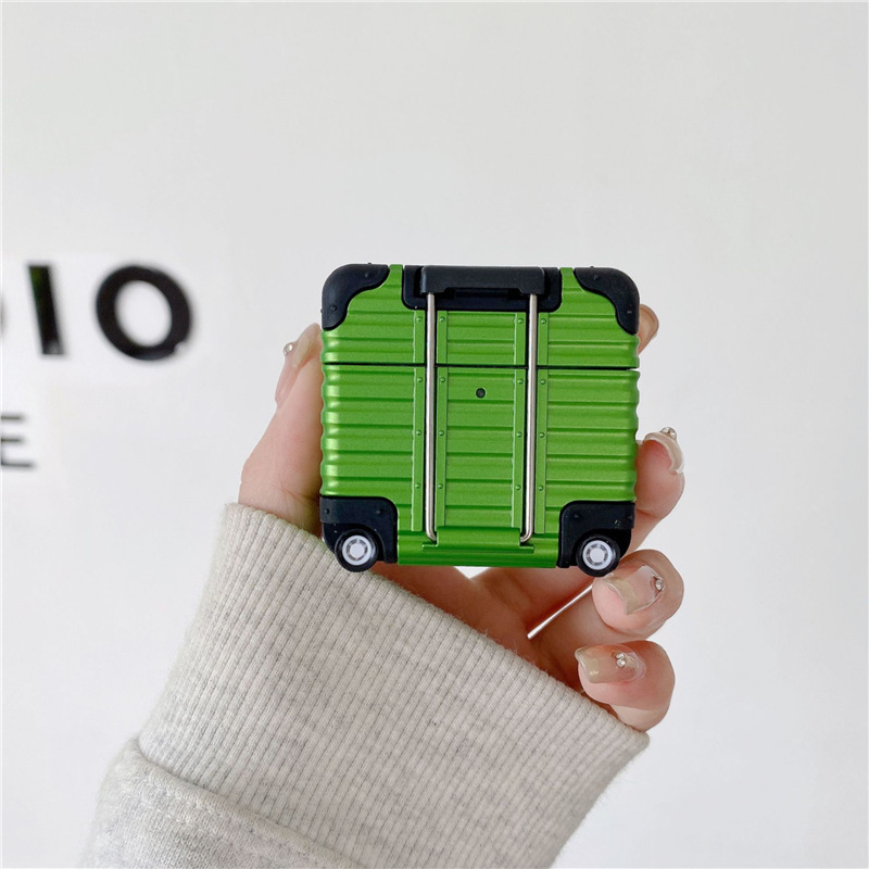 适用苹果蓝牙耳机套适用airpods 4保护套pro防摔保护行李箱耳机壳|undefined