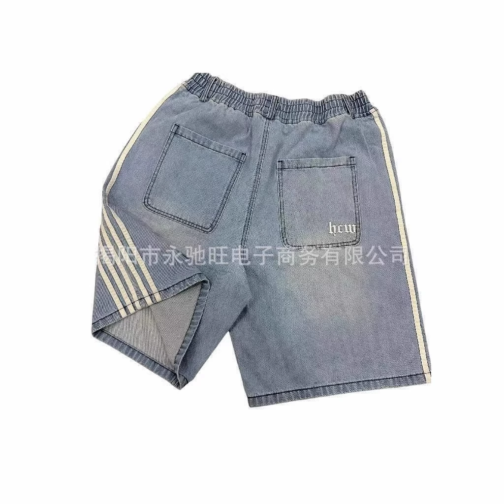 Прямые трансграничные продажи, внешняя торговля, новые летние джинсы с индивидуальным дизайном, японские модные свободные повседневные брюки для улицы