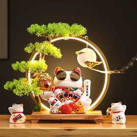 招财猫;创意礼品套装;招财摆件