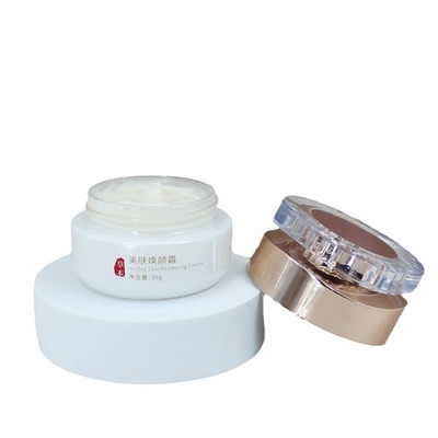 美容院代理加盟护肤品面霜提亮保湿滋润草本美肤焕颜霜班克星批发