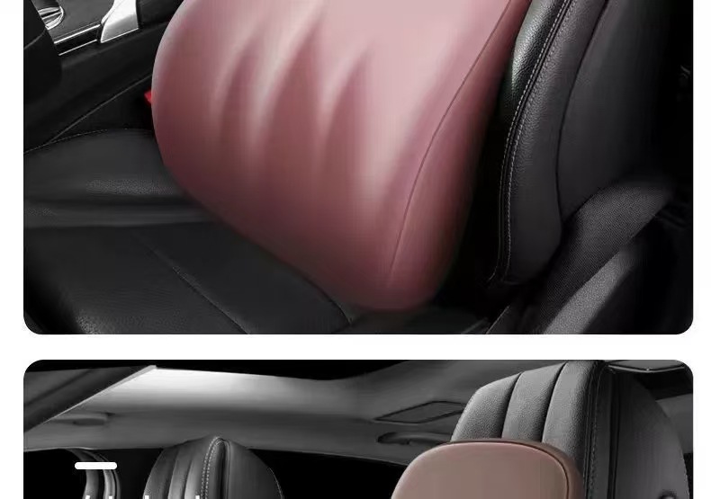 Car Headrest Lumbar Support Cushion Neck Pillow Backrest Driver's Seat Long Sitting Lumbar Support Cushion Neck Pillow Backrest Neck Protection Pillow