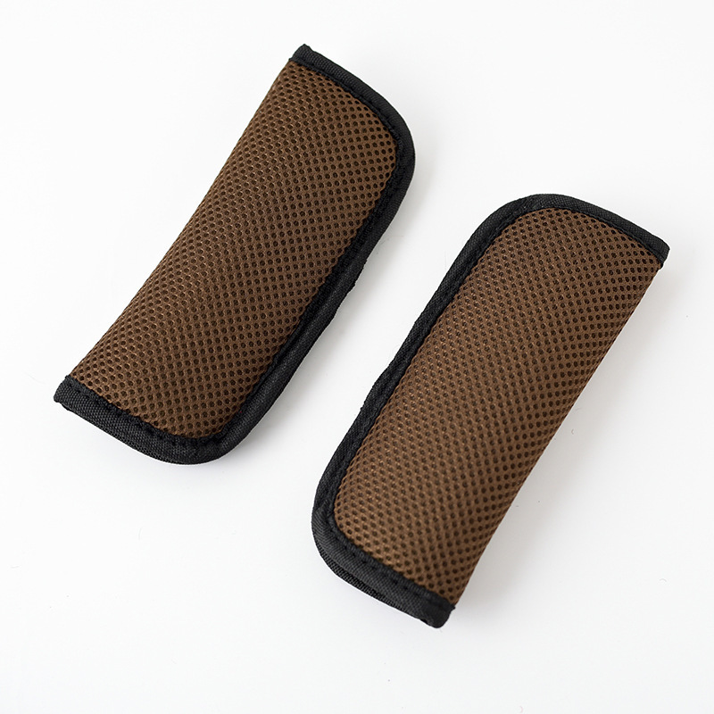 Car child safety belt shoulder pad, child seat safety belt fastener, cute anti-strangling stroller shoulder pad
