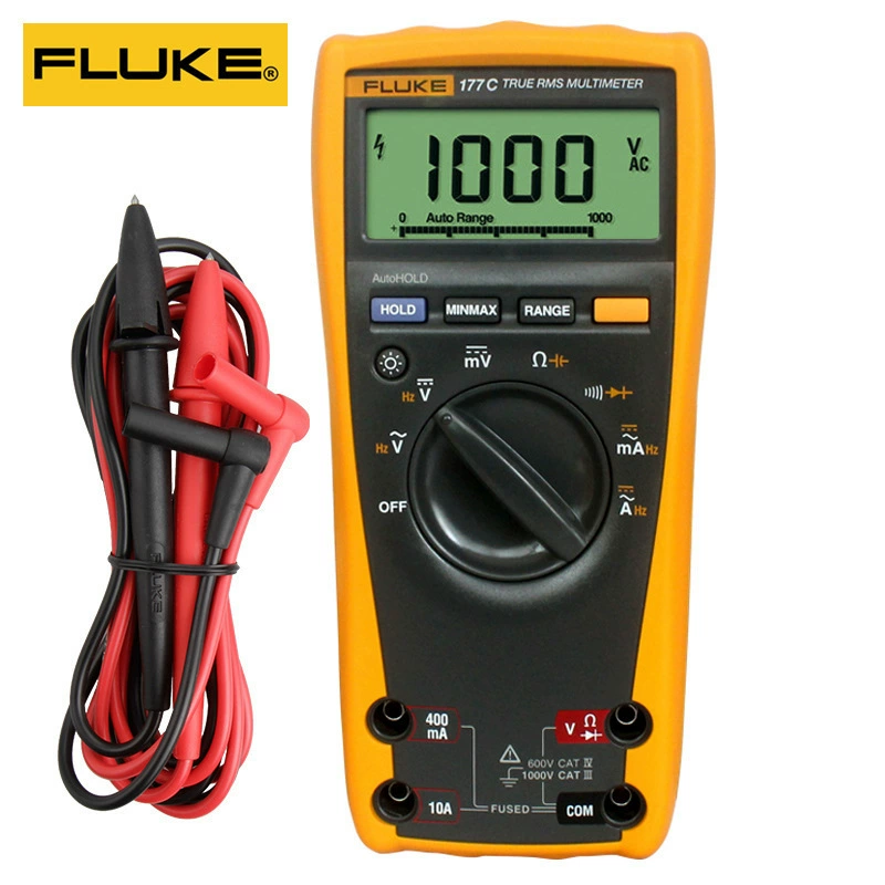 Цифровой мультиметр Fluke F115C117C портативный высокоточный цифровой мультиметр с цифровым дисплеем 175179C287C289C