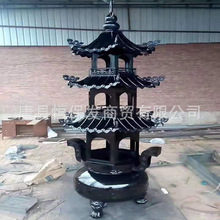 厂家直销纯铜香炉   室内供佛熏香炉  寺庙大铜香炉