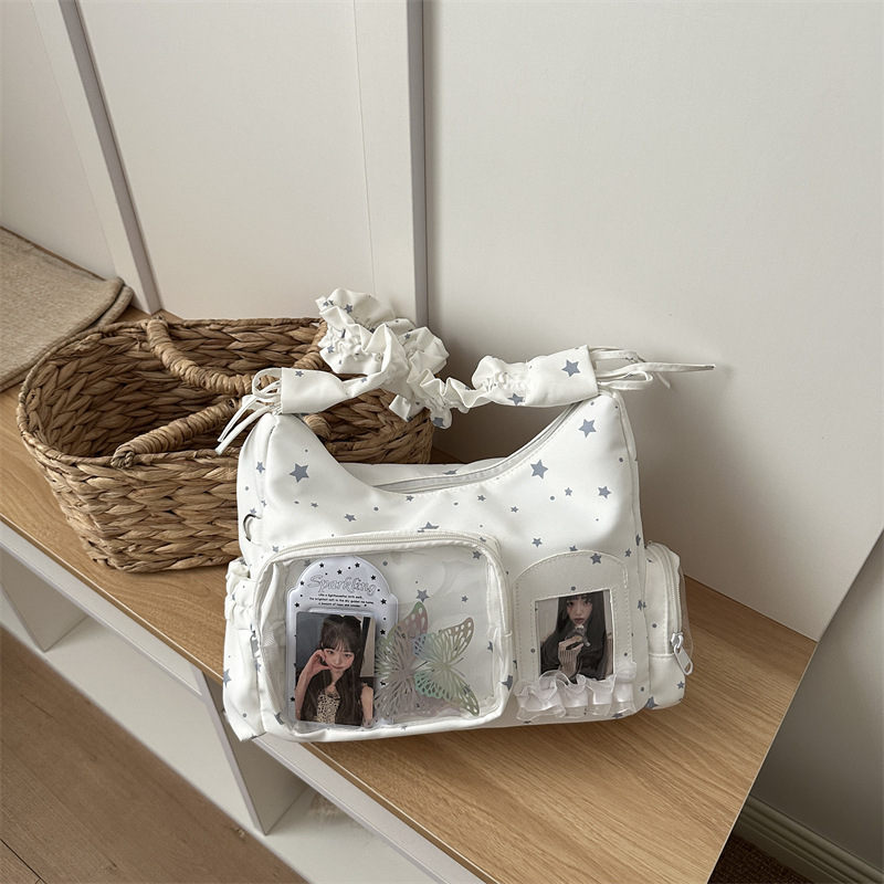 Borsa a tracolla trasparente da donna stile coreano anime_voghion.com