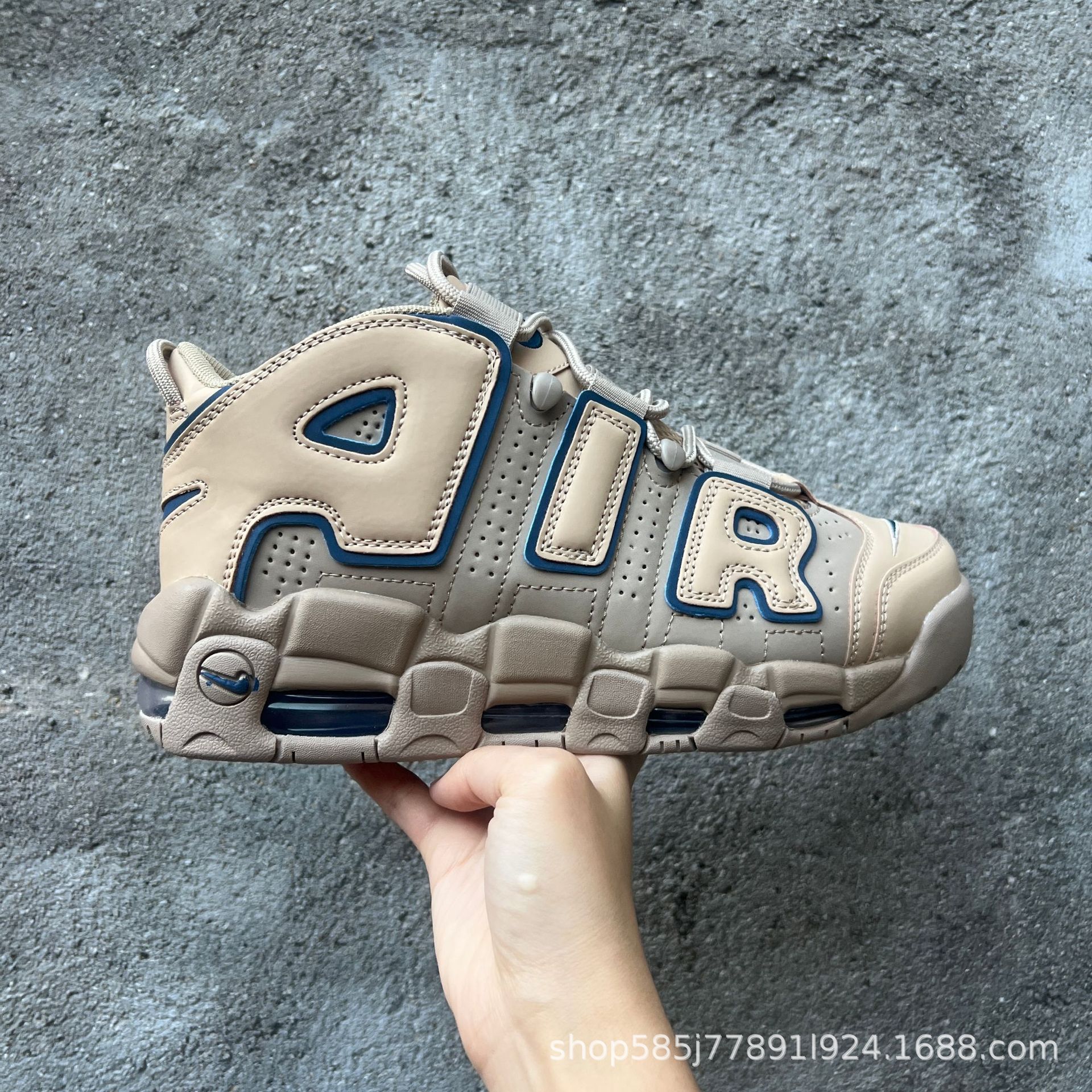 Comercio exterior transfronterizo Pipon AIR toro panda gris blanco marrón claro running aircoated suela gruesa zapatos deportivos azules para hombres y mujeres image 14
