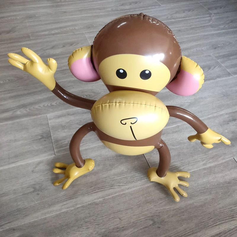 Надувная мультяшная игрушка из ПВХ, обезьянка
