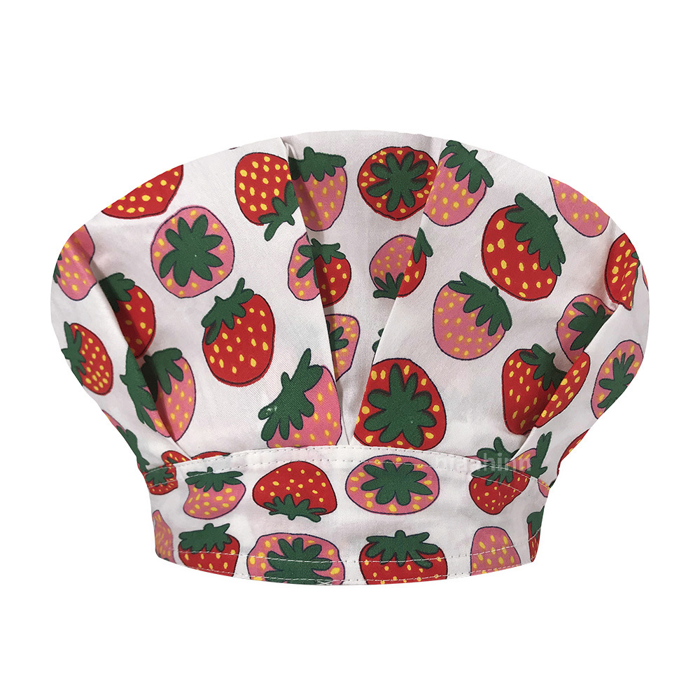 Tapa de operación directa de fábrica impresión femenina pequeño animal lindo sombrero de enfermera algodón salón de belleza odontología oral sombrero