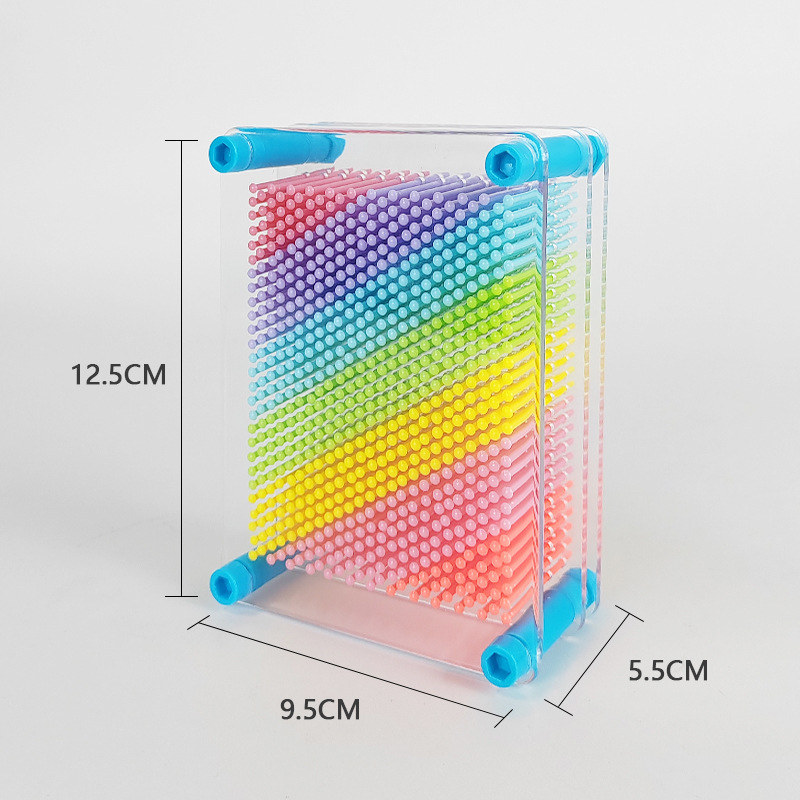 작은 투명 마카롱 색상 파란색 기둥