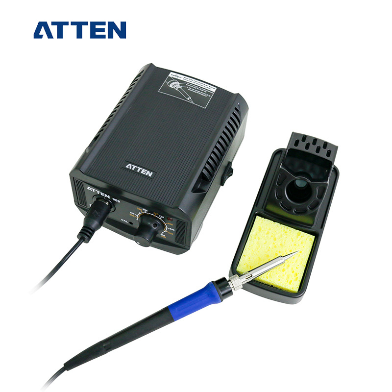 安泰信AT989数显电焊台65W可调温电烙铁自动休眠