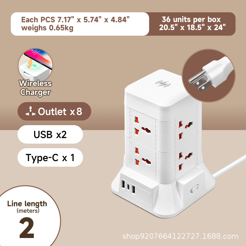 EE. UU. 3 pies-2 metros-2 capas/USB/carga inalámbrica